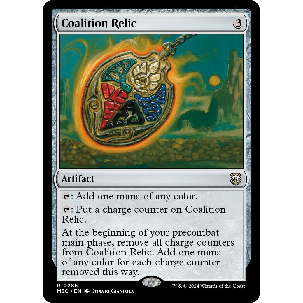 Image for Coalition Relic (Ripple Foil) (286) (M3C) - Magic: The Gathering