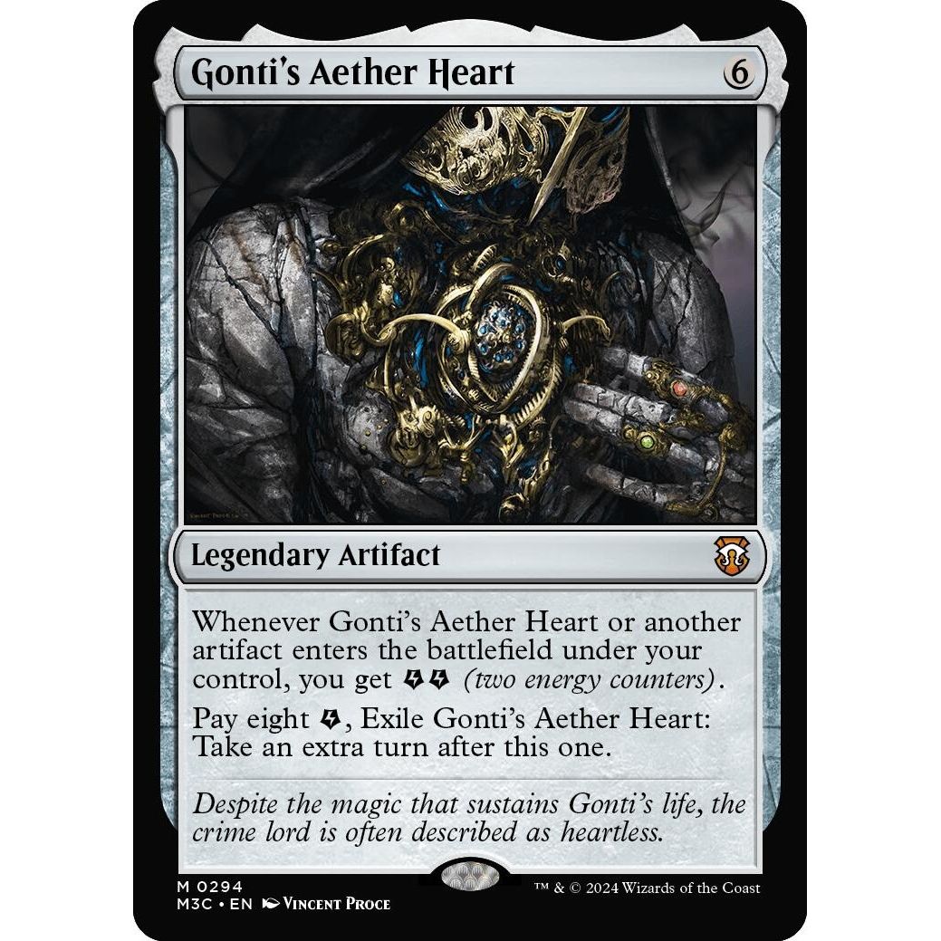 Image for Gonti's Aether Heart (Ripple Foil) (294) (M3C) - Magic: The Gathering