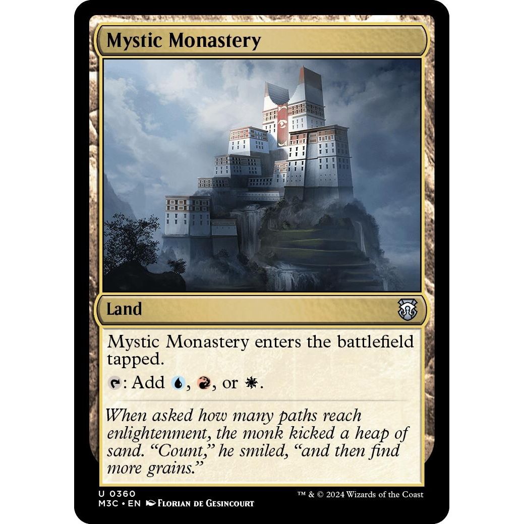 Image for Mystic Monastery (Ripple Foil) (360) (M3C) - Magic: The Gathering