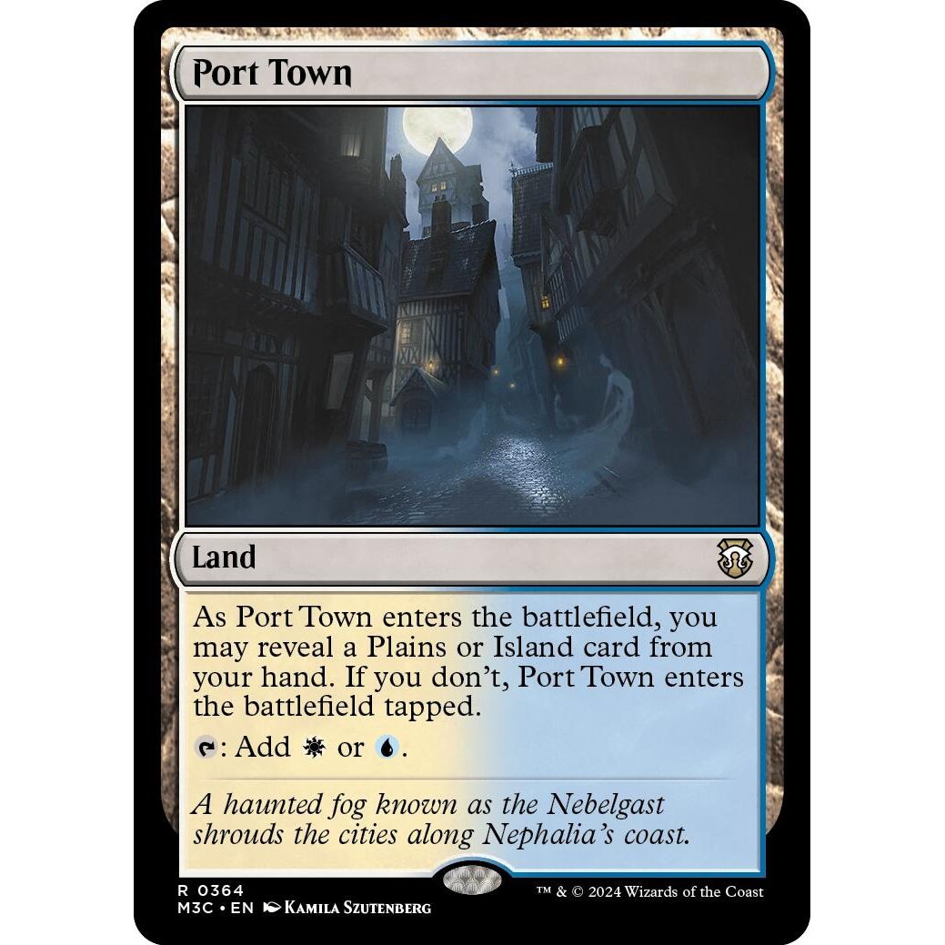 Image for Port Town (Ripple Foil) (364) (M3C) - Magic: The Gathering