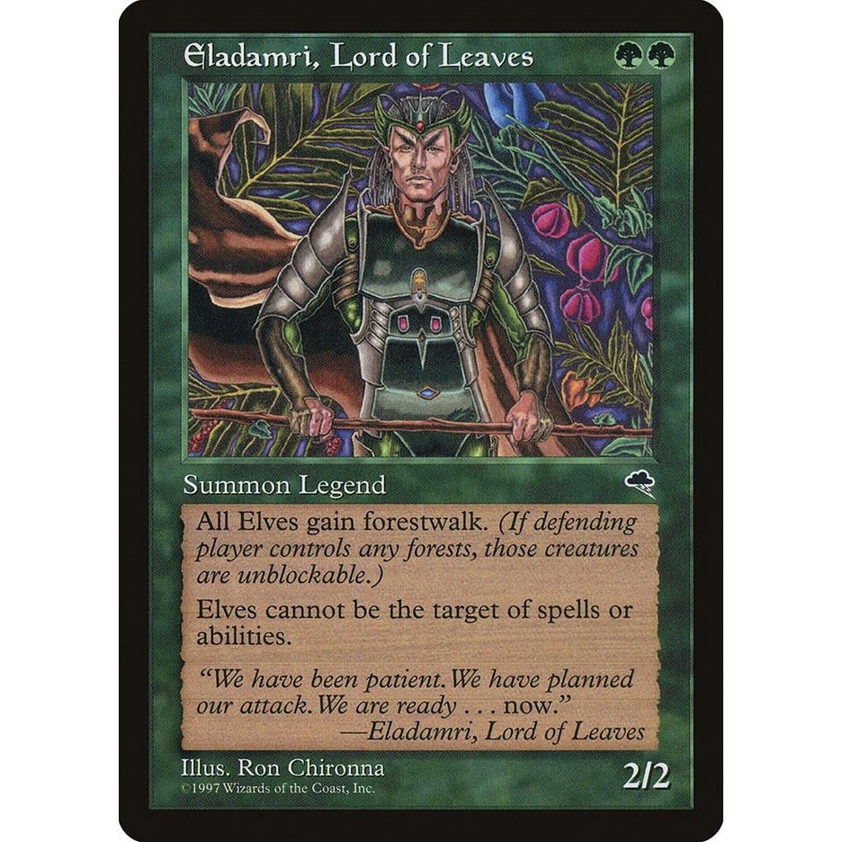 Image for Eladamri, Lord of Leaves (224) (TMP) - Magic: The Gathering