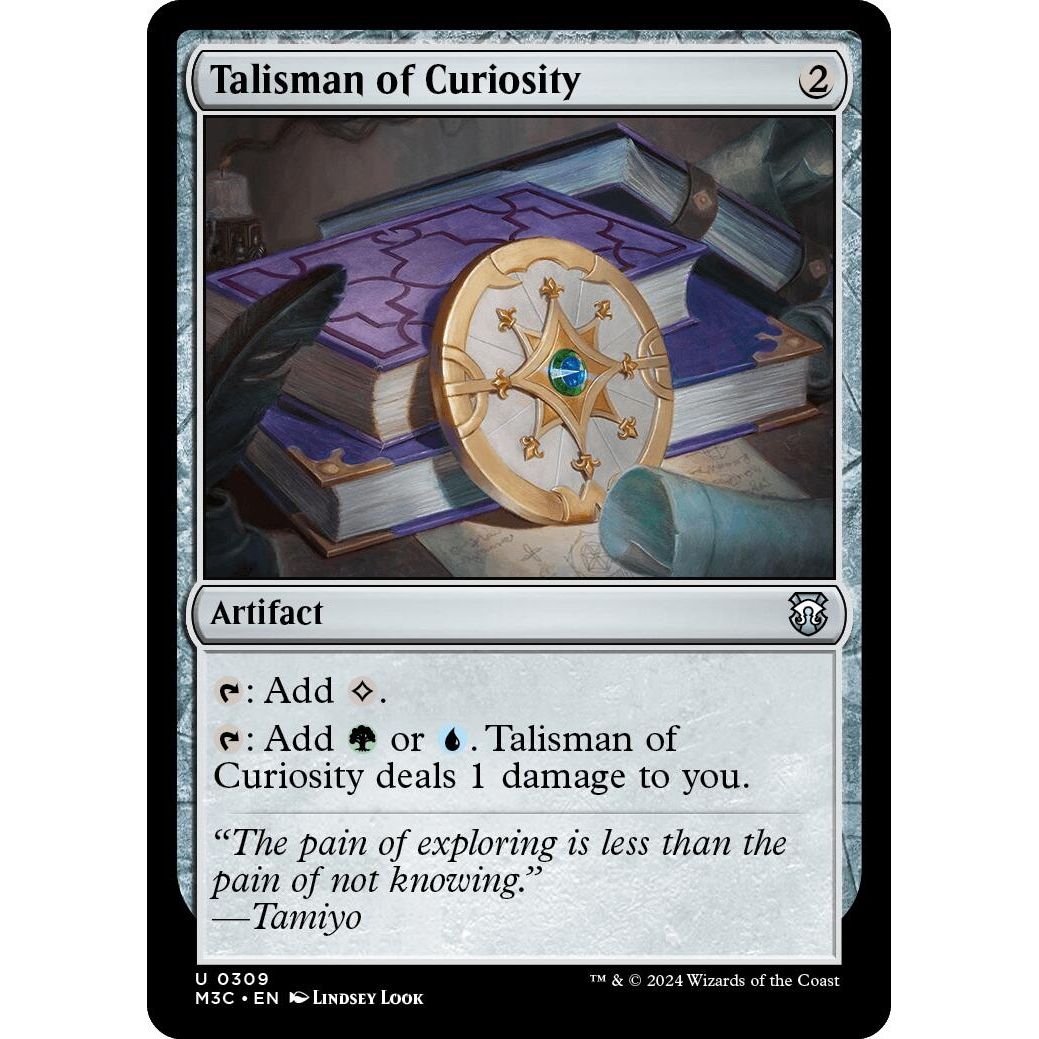 Image for Talisman of Curiosity (309) (M3C) - Magic: The Gathering