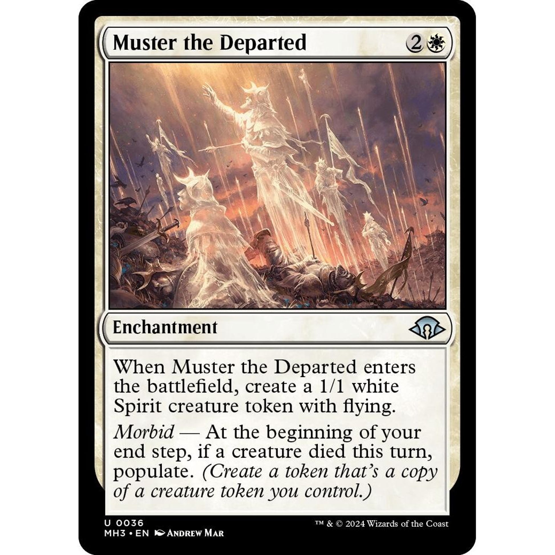 Image for Muster the Departed (36) (MH3) - Magic: The Gathering