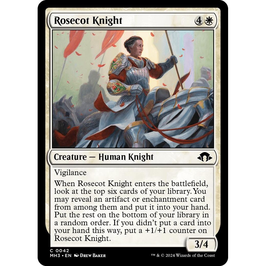 Image for Rosecot Knight (42) (MH3) - Magic: The Gathering