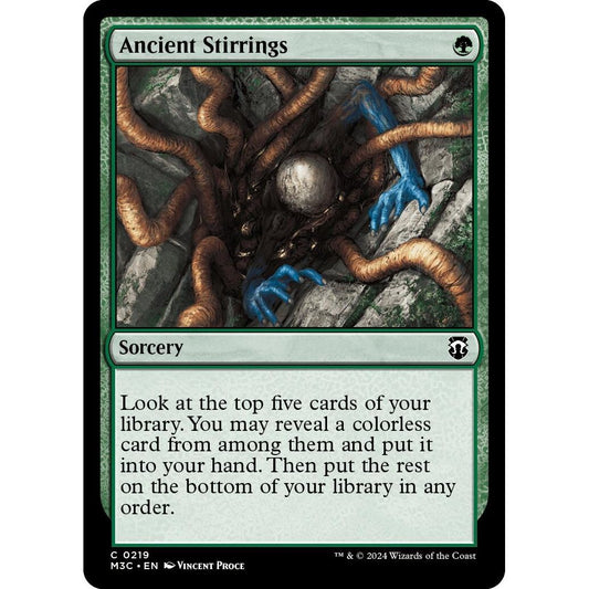 Image for Ancient Stirrings (219) (M3C) - Magic: The Gathering
