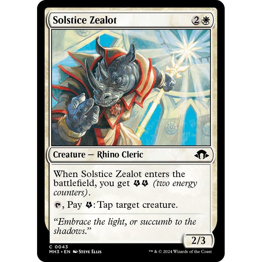 Image for Solstice Zealot (43) (MH3) - Magic: The Gathering