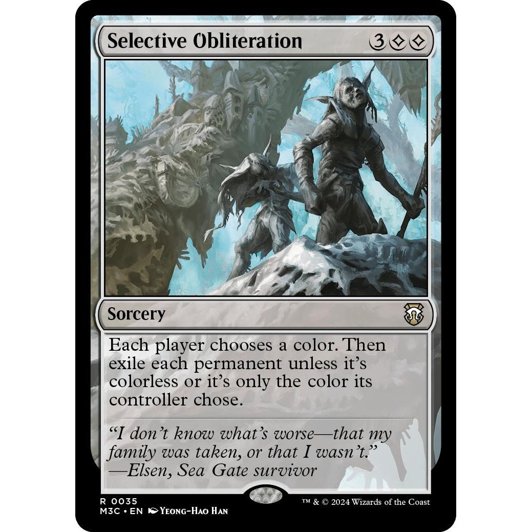 Image for Selective Obliteration (35) (M3C) - Magic: The Gathering