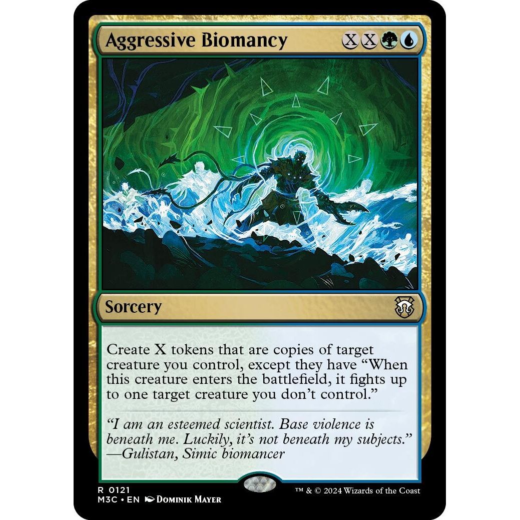 Image for Aggressive Biomancy (121) (M3C) - Magic: The Gathering
