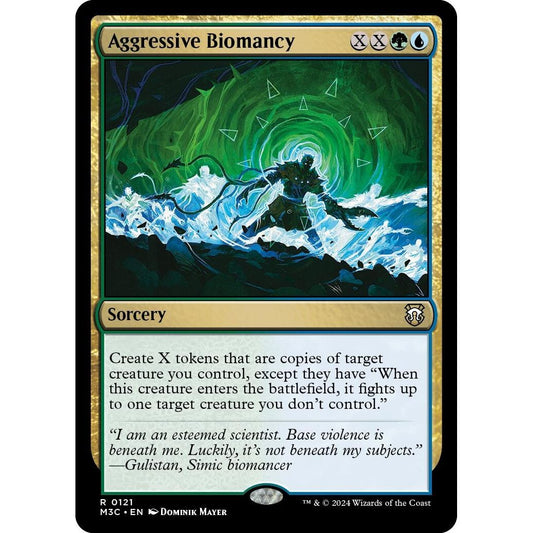Image for Aggressive Biomancy (121) (M3C) - Magic: The Gathering