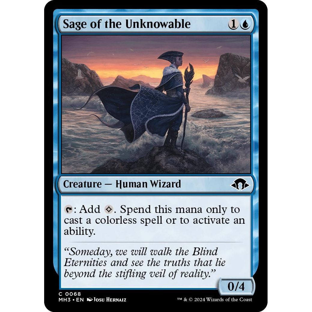 Image for Sage of the Unknowable (68) (MH3) - Magic: The Gathering
