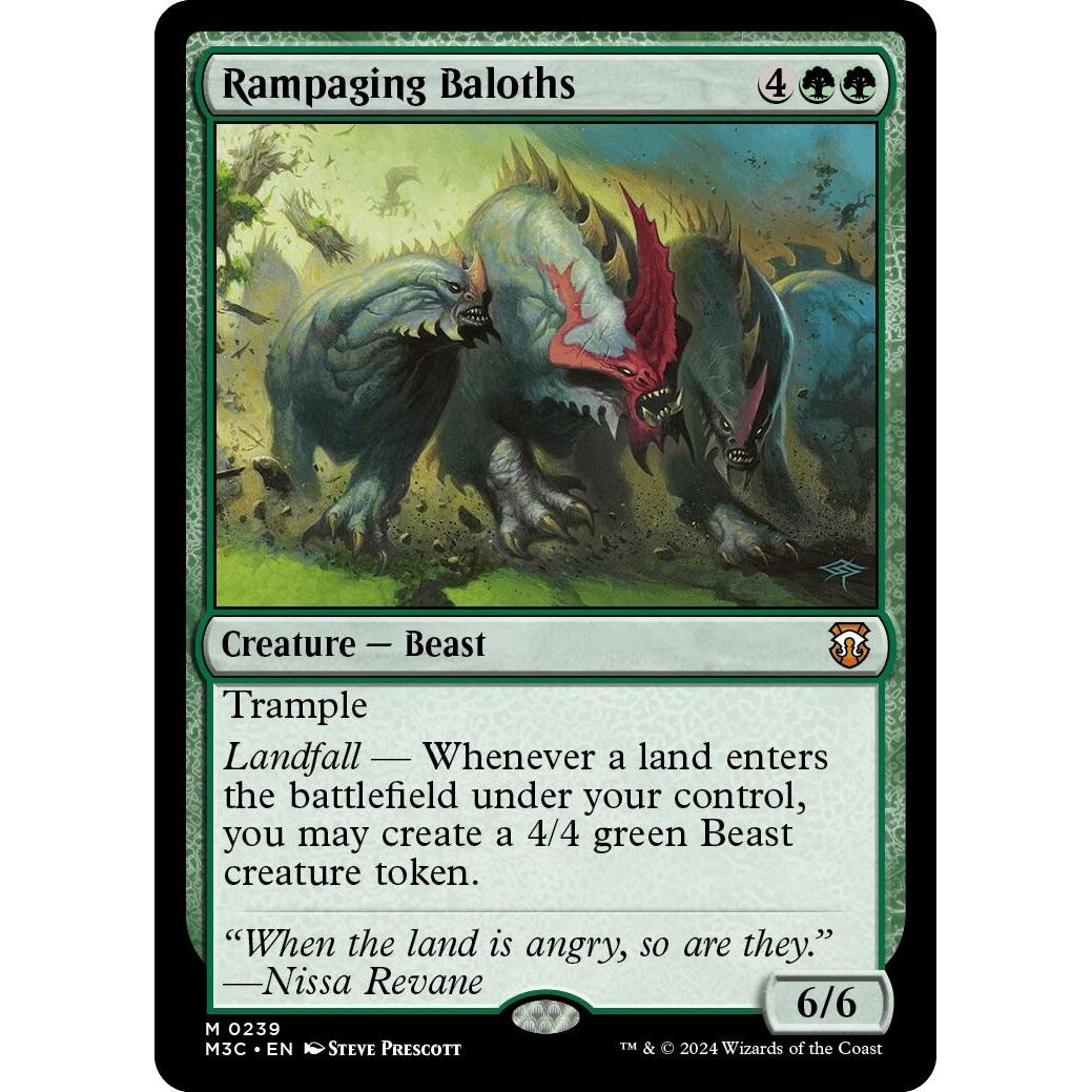 Image for Rampaging Baloths (239) (M3C) - Magic: The Gathering