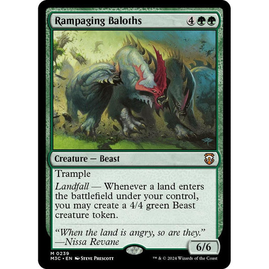 Image for Rampaging Baloths (239) (M3C) - Magic: The Gathering