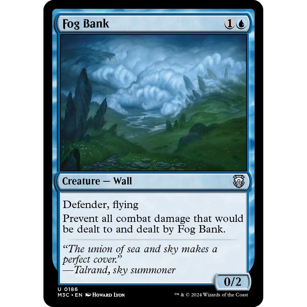 Image for Fog Bank (186) (M3C) - Magic: The Gathering