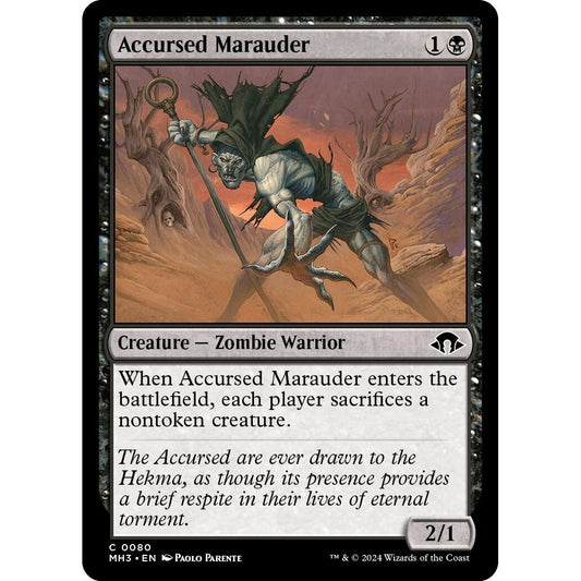 Image for Accursed Marauder (80) (MH3) - Magic: The Gathering