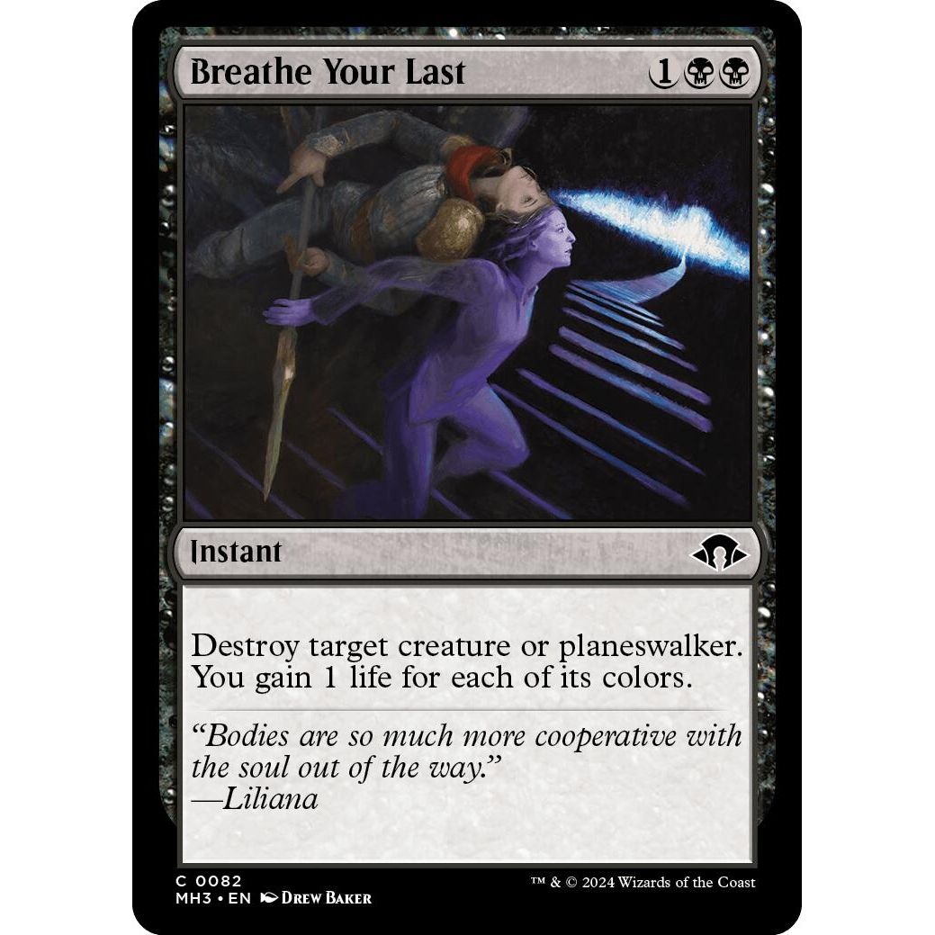 Image for Breathe Your Last (82) (MH3) - Magic: The Gathering