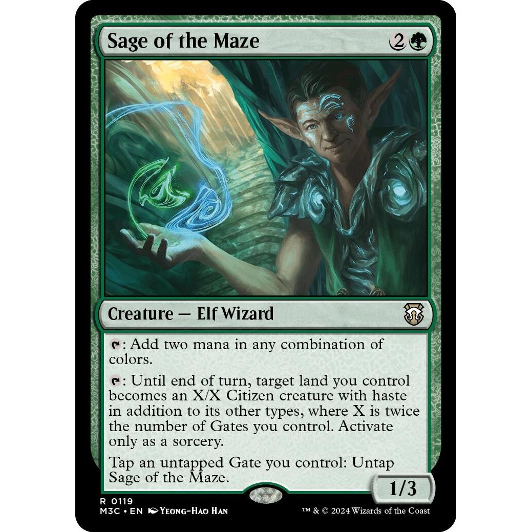 Image for Sage of the Maze (119) (M3C) - Magic: The Gathering