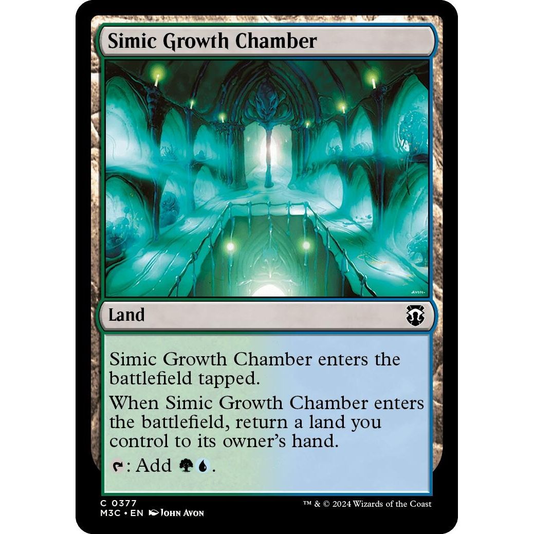 Image for Simic Growth Chamber (377) (M3C) - Magic: The Gathering