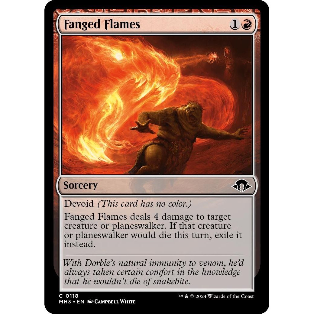 Image for Fanged Flames (118) (MH3) - Magic: The Gathering