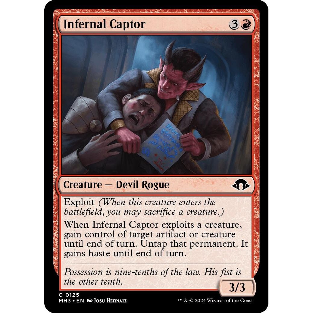 Image for Infernal Captor (125) (MH3) - Magic: The Gathering
