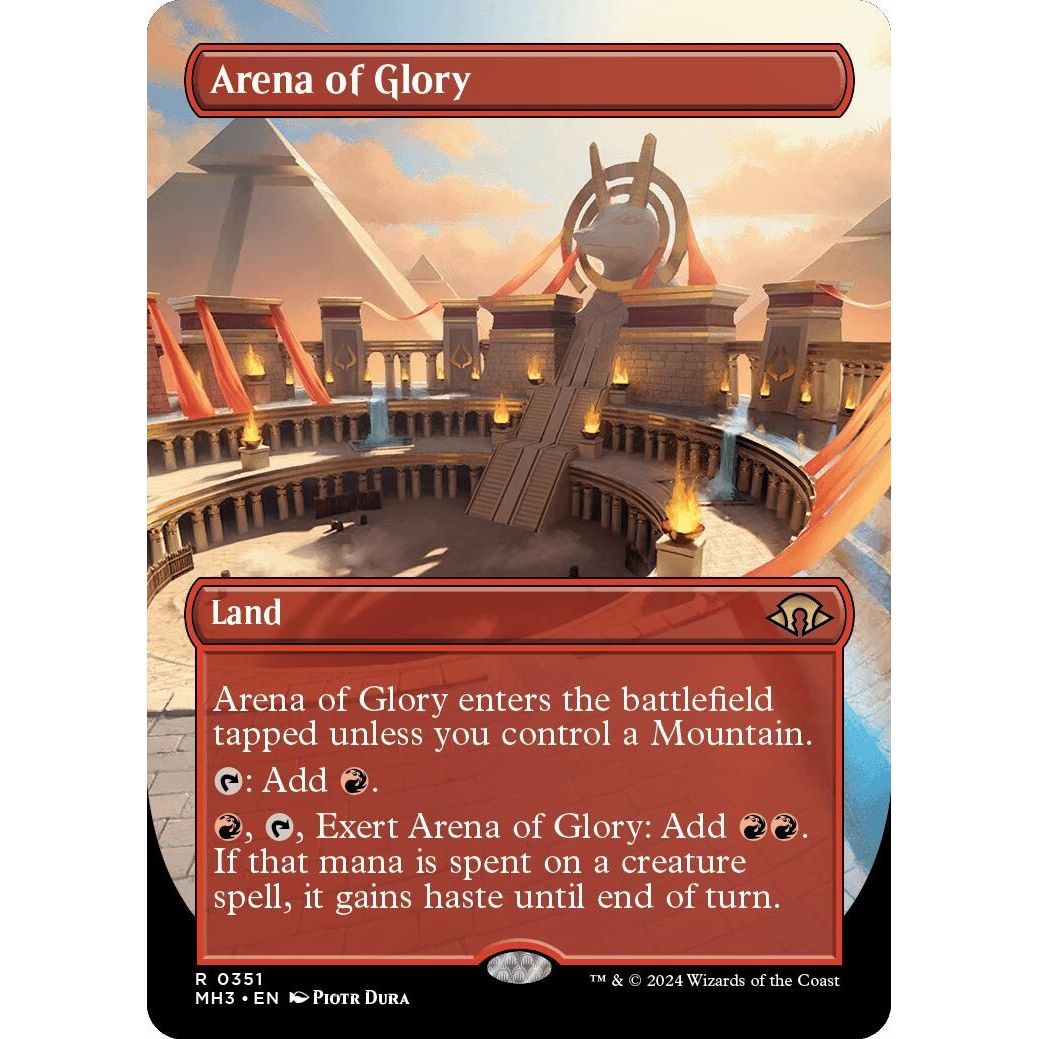 Image for Arena of Glory (Borderless) (351) (MH3) - Magic: The Gathering