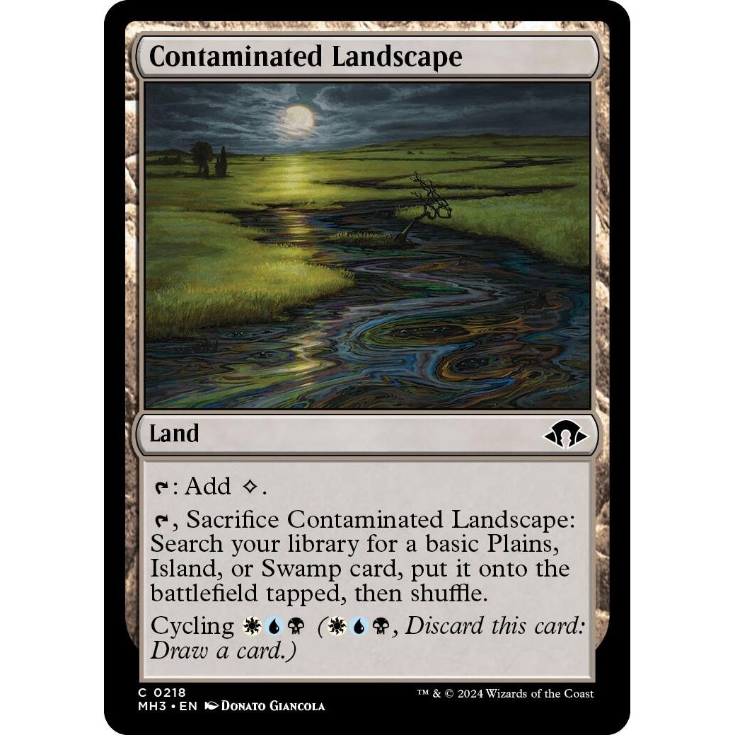 Image for Contaminated Landscape (218) (MH3) - Magic: The Gathering