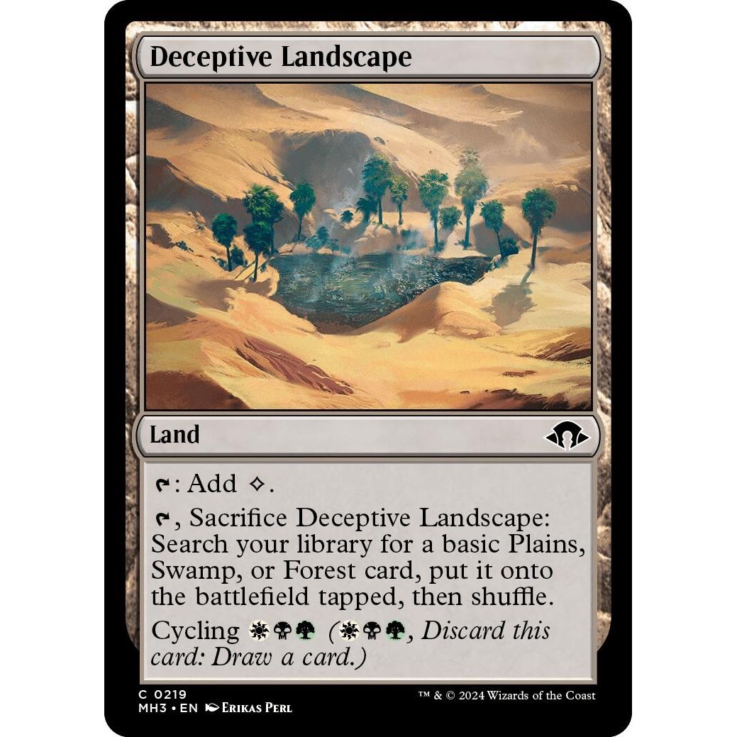 Image for Deceptive Landscape (219) (MH3) - Magic: The Gathering