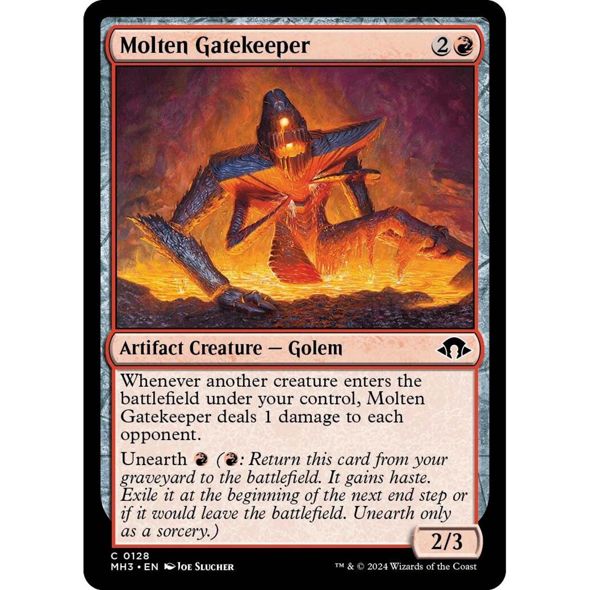 Image for Molten Gatekeeper (128) (MH3) - Magic: The Gathering