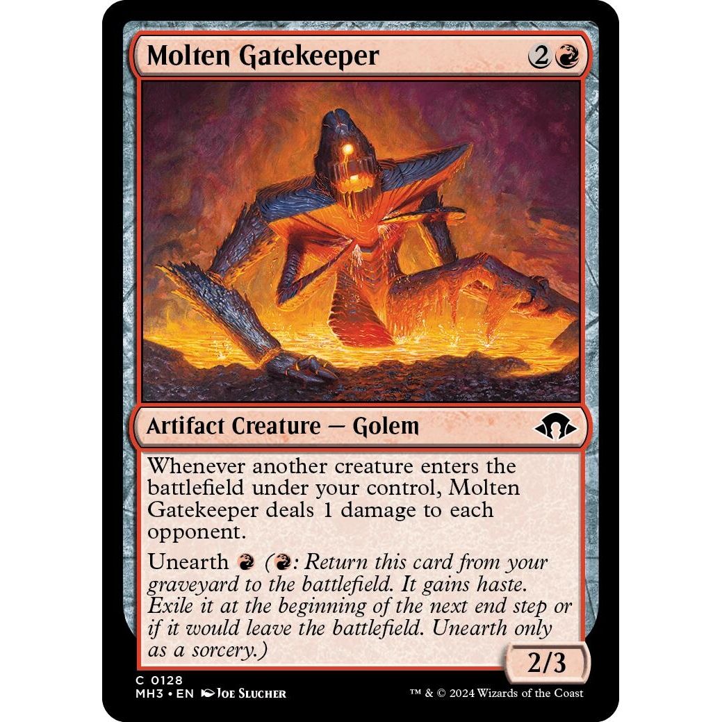 Image for Molten Gatekeeper (128) (MH3) - Magic: The Gathering