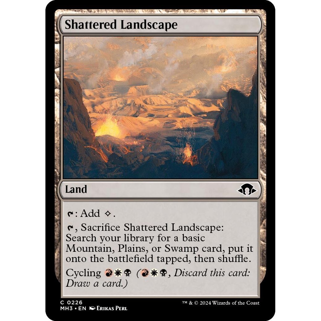 Image for Shattered Landscape (226) (MH3) - Magic: The Gathering