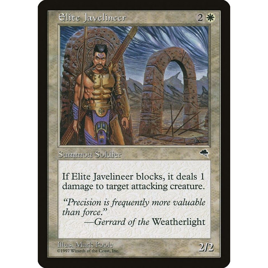 Image for Elite Javelineer (17) (TMP) - Magic: The Gathering