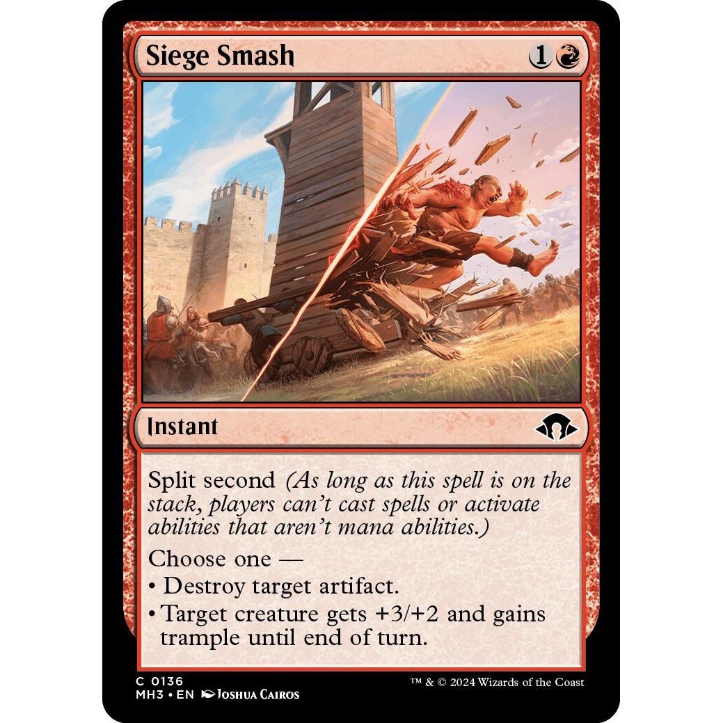 Image for Siege Smash (136) (MH3) - Magic: The Gathering