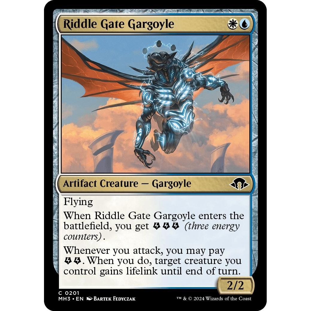 Image for Riddle Gate Gargoyle (201) (MH3) - Magic: The Gathering