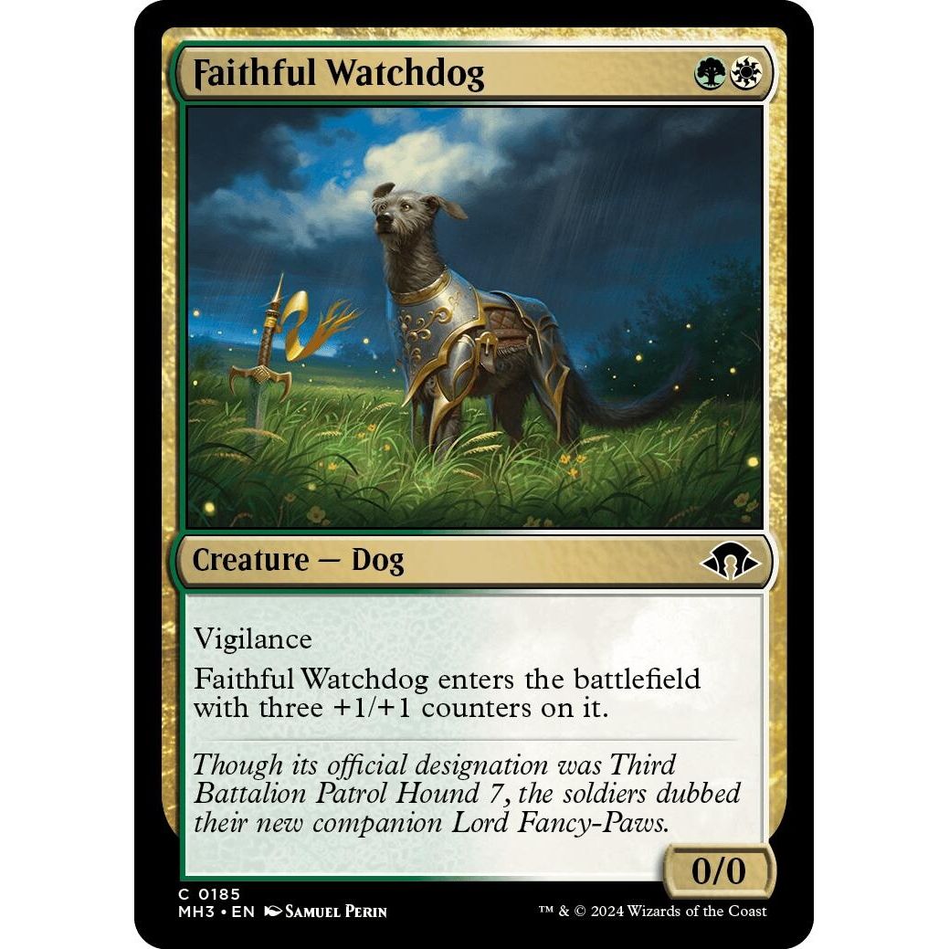 Image for Faithful Watchdog (185) (MH3) - Magic: The Gathering
