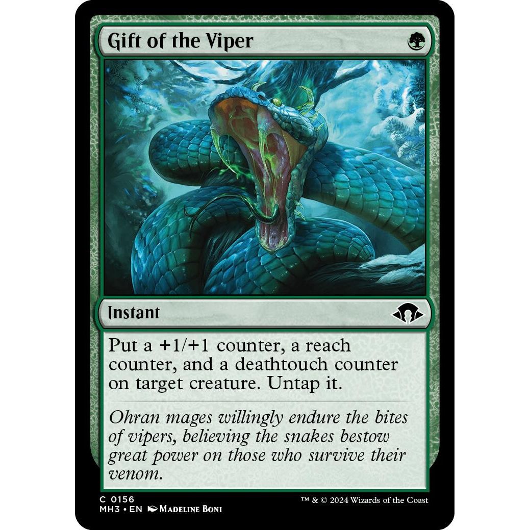 Image for Gift of the Viper (156) (MH3) - Magic: The Gathering