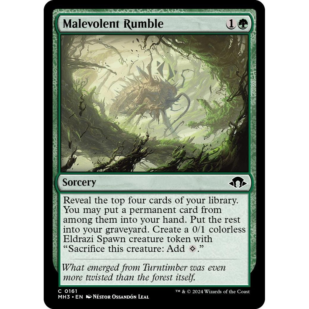 Image for Malevolent Rumble (161) (MH3) - Magic: The Gathering