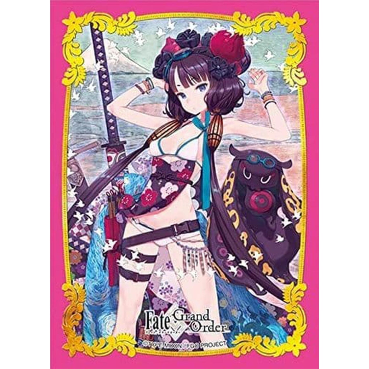 Image for Broccoli Character Sleeve: Fate/Grand Order - Saber/Katsushika Hokusai (80-Pack) - Card Sleeves