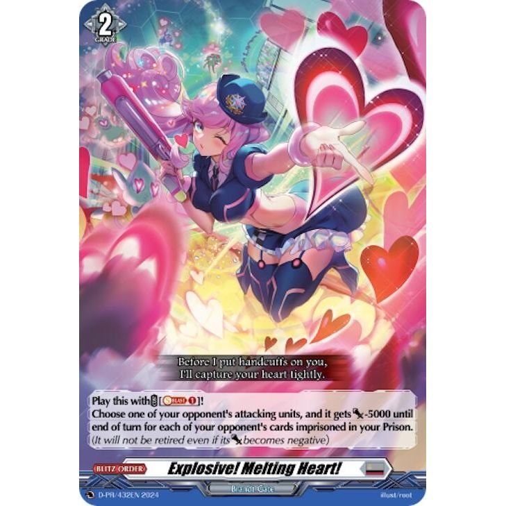 Image for Explosive! Melting Heart! (432) (D-PR/432EN) (D-PR) - Cardfight Vanguard