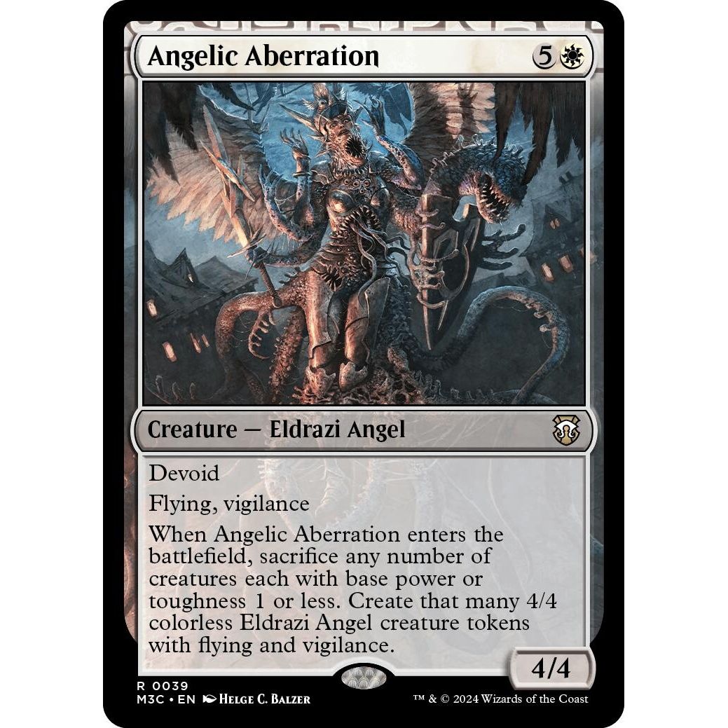 Image for Angelic Aberration (39) (M3C) - Magic: The Gathering