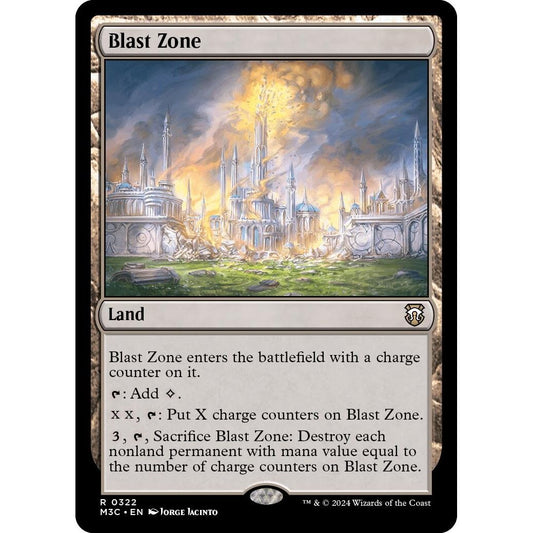 Image for Blast Zone (Ripple Foil) (322) (M3C) - Magic: The Gathering