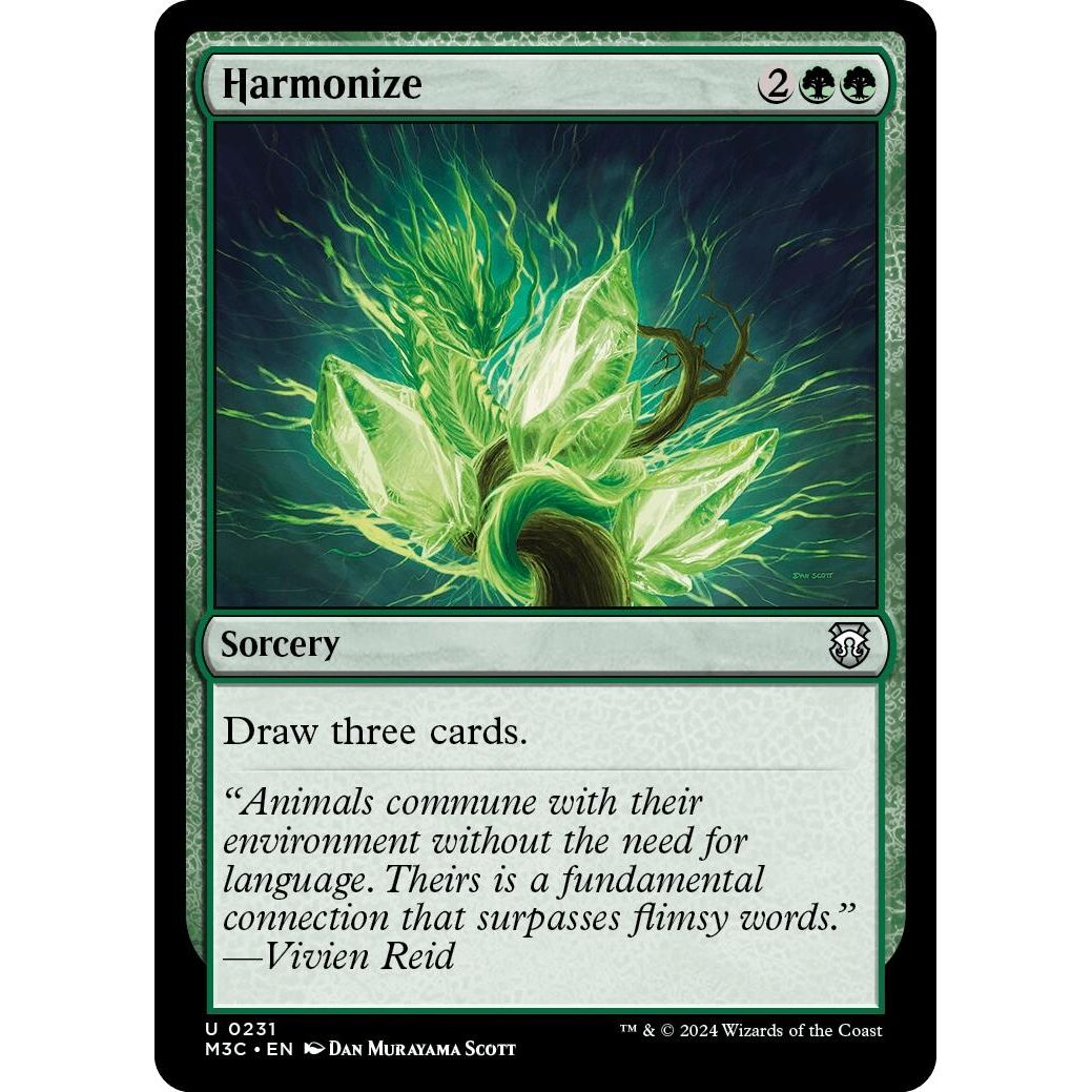 Image for Harmonize (Ripple Foil) (231) (M3C) - Magic: The Gathering