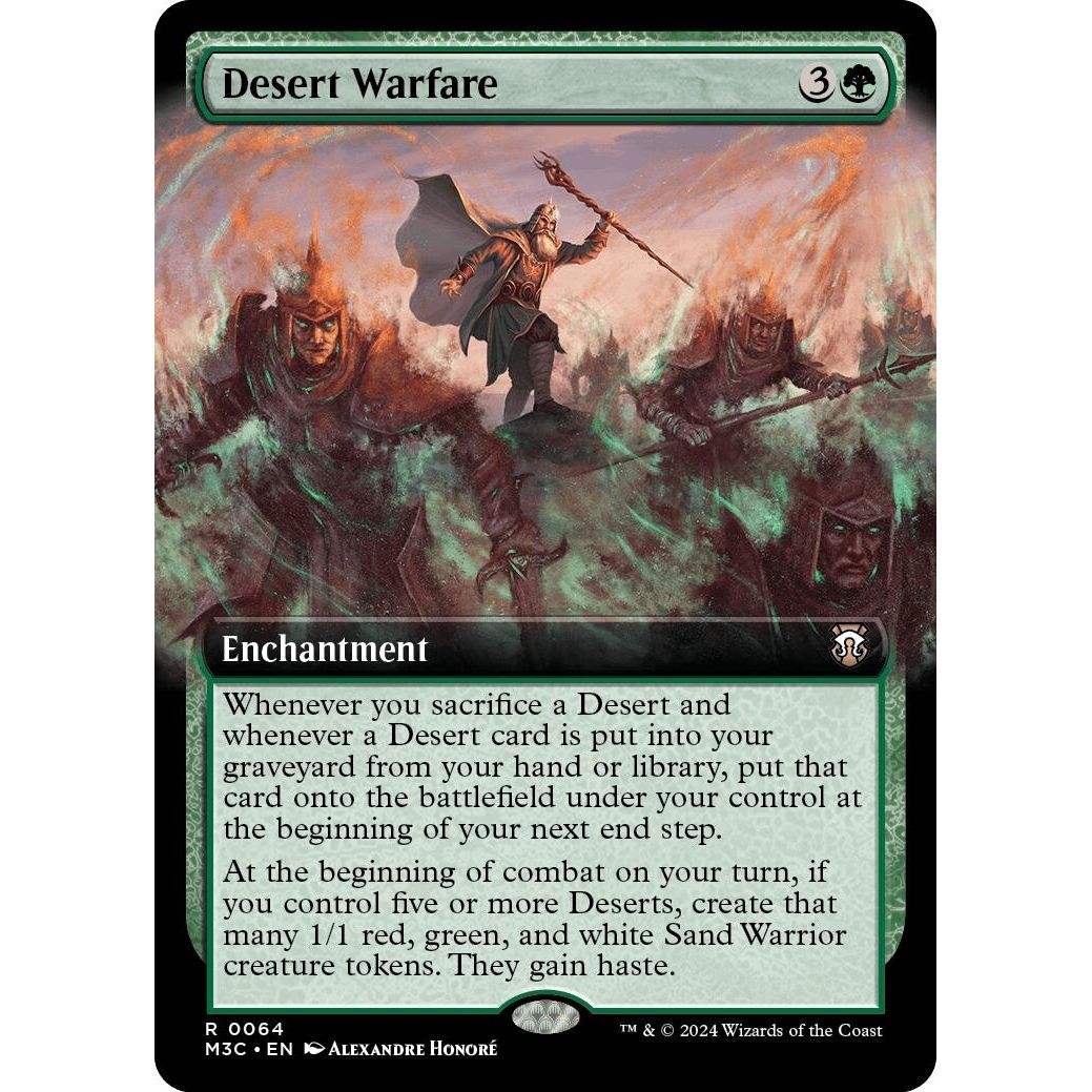 Image for Desert Warfare (Extended Art) (64) (M3C) - Magic: The Gathering