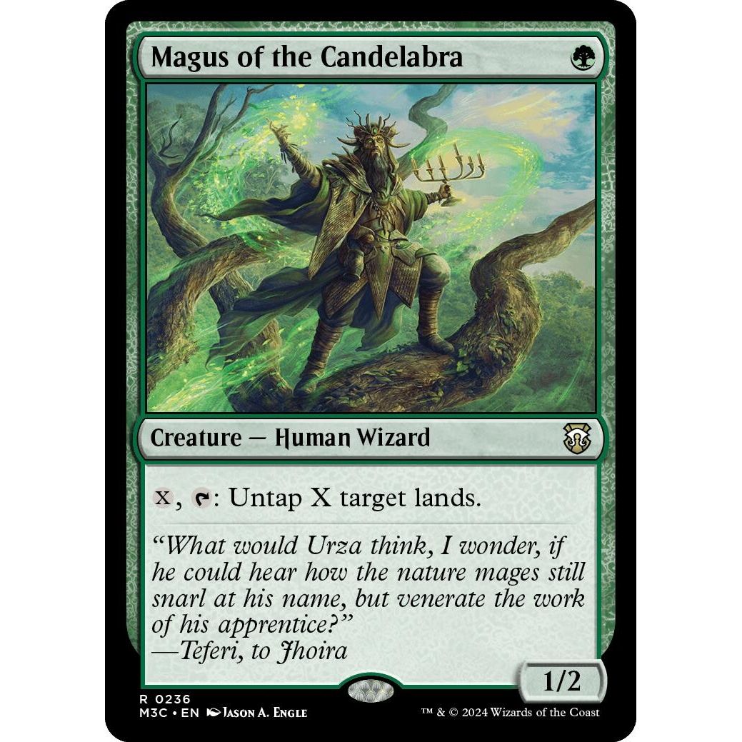 Image for Magus of the Candelabra (Ripple Foil) (236) (M3C) - Magic: The Gathering