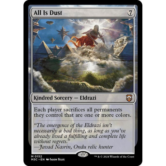 Image for All Is Dust (Ripple Foil) (152) (M3C) - Magic: The Gathering