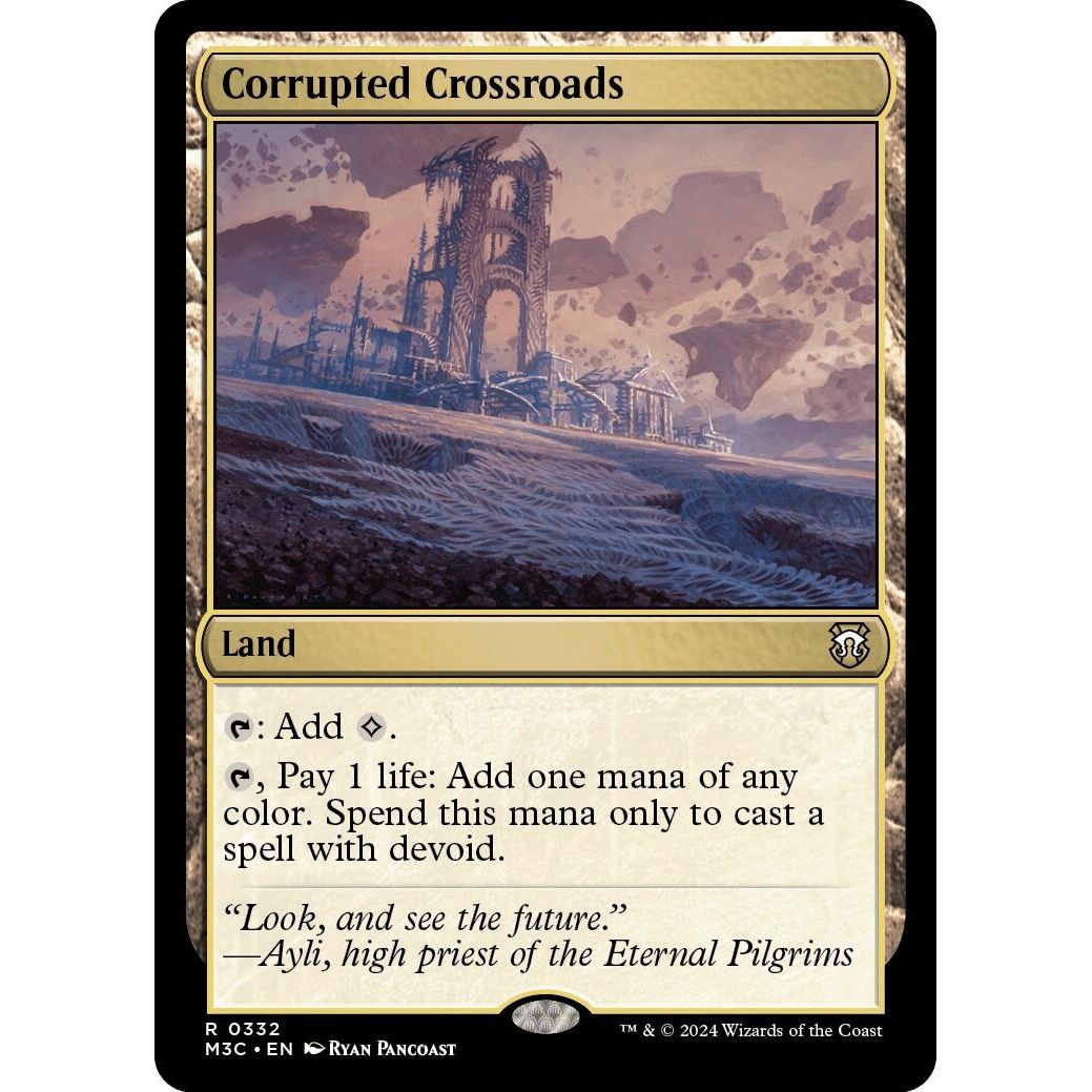 Image for Corrupted Crossroads (Ripple Foil) (332) (M3C) - Magic: The Gathering