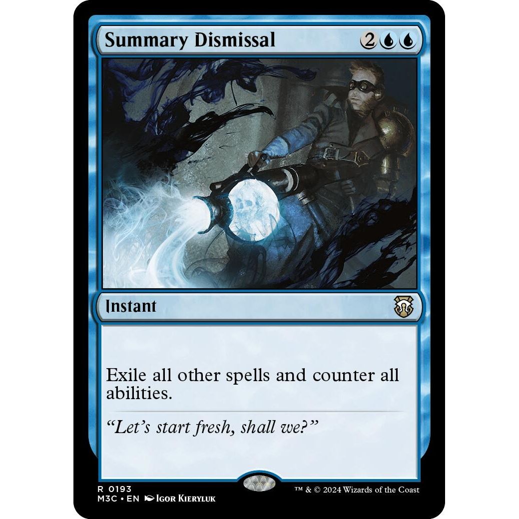 Image for Summary Dismissal (Ripple Foil) (193) (M3C) - Magic: The Gathering