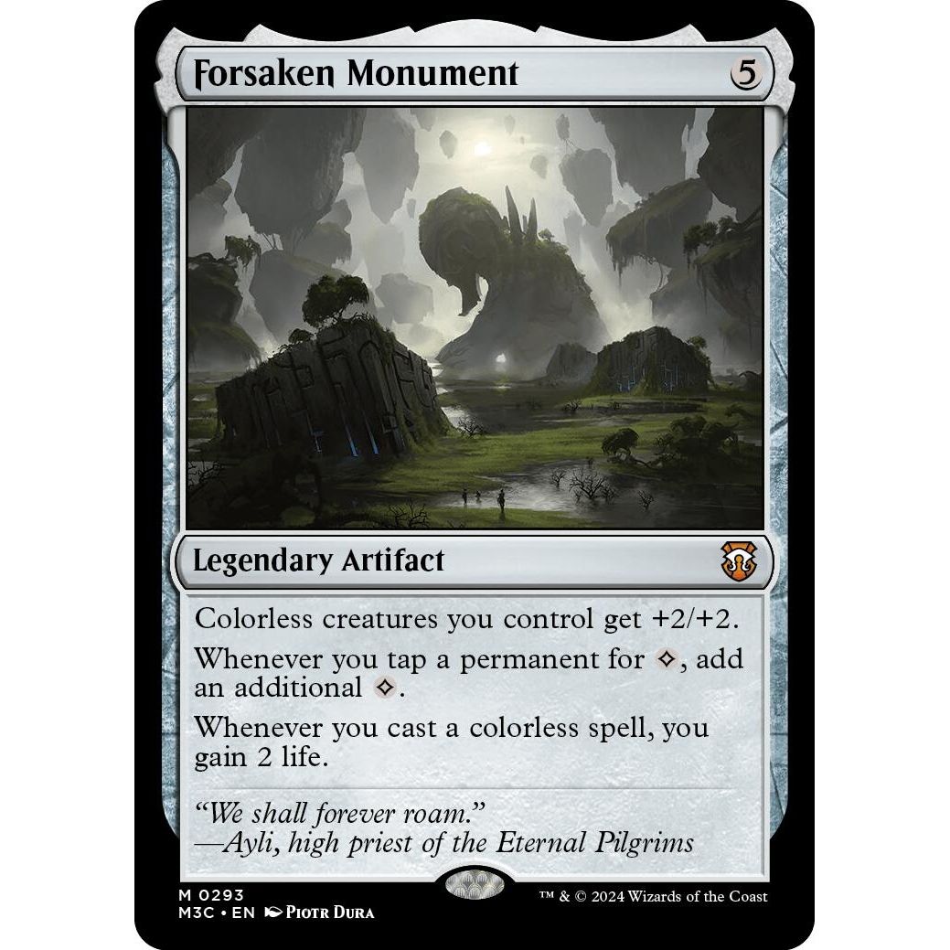 Image for Forsaken Monument (Ripple Foil) (293) (M3C) - Magic: The Gathering