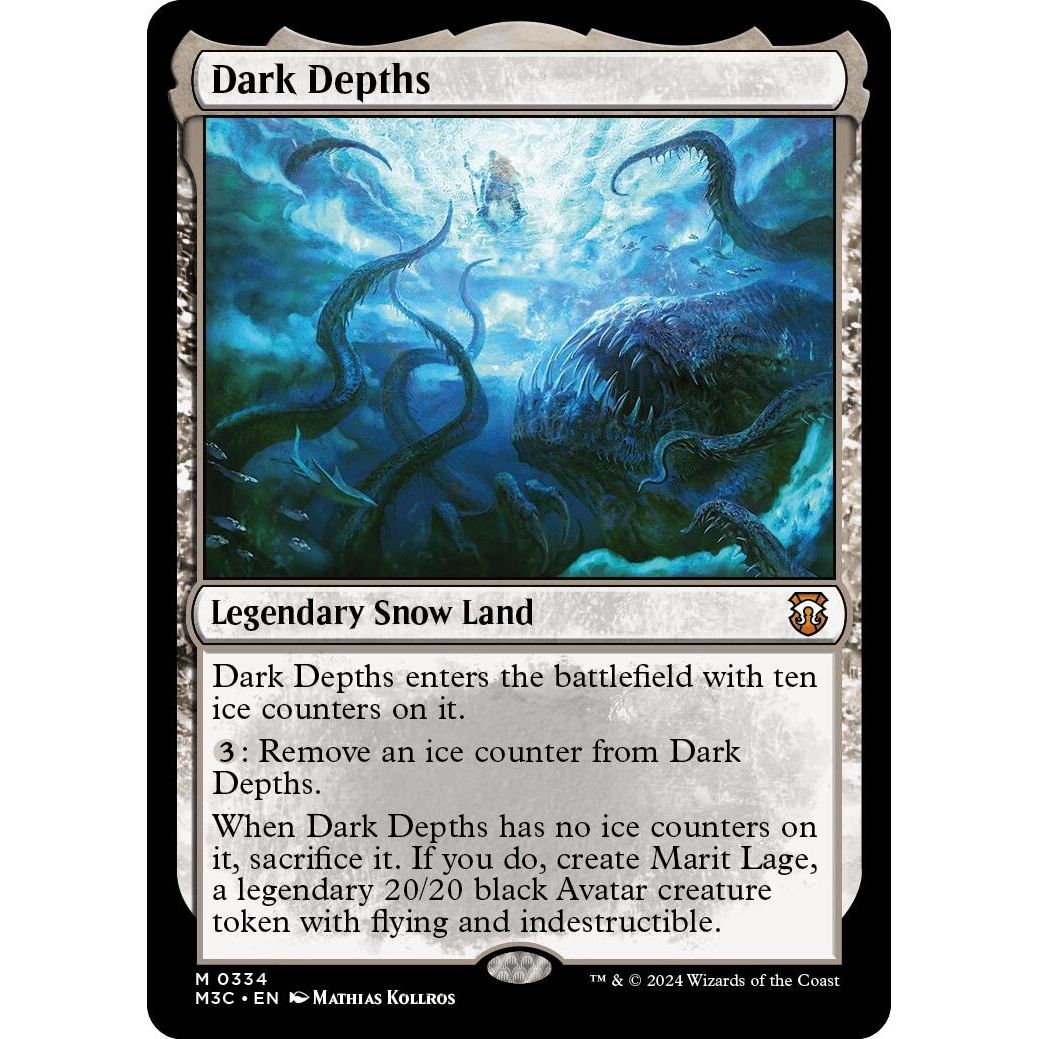 Image for Dark Depths (Ripple Foil) (334) (M3C) - Magic: The Gathering