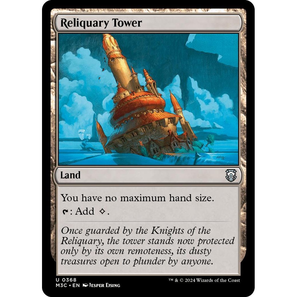 Image for Reliquary Tower (Ripple Foil) (368) (M3C) - Magic: The Gathering