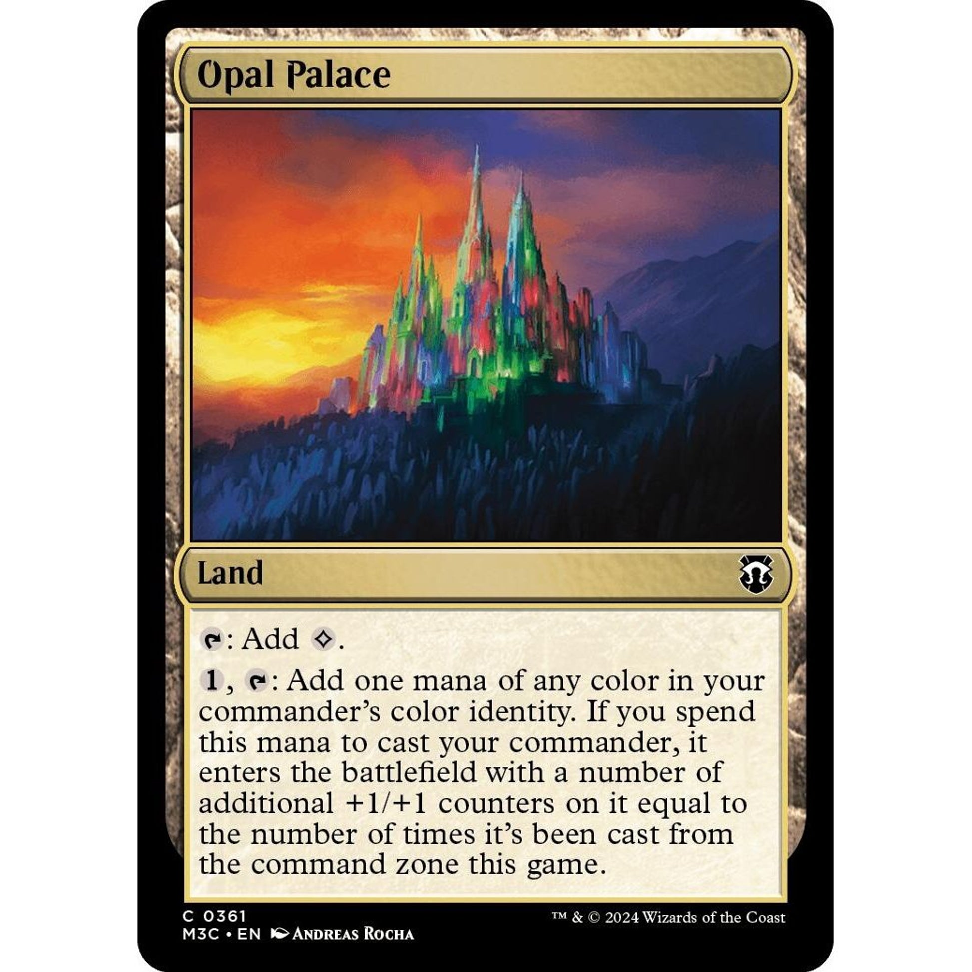 Image for Opal Palace (Ripple Foil) (361) (M3C) - Magic: The Gathering