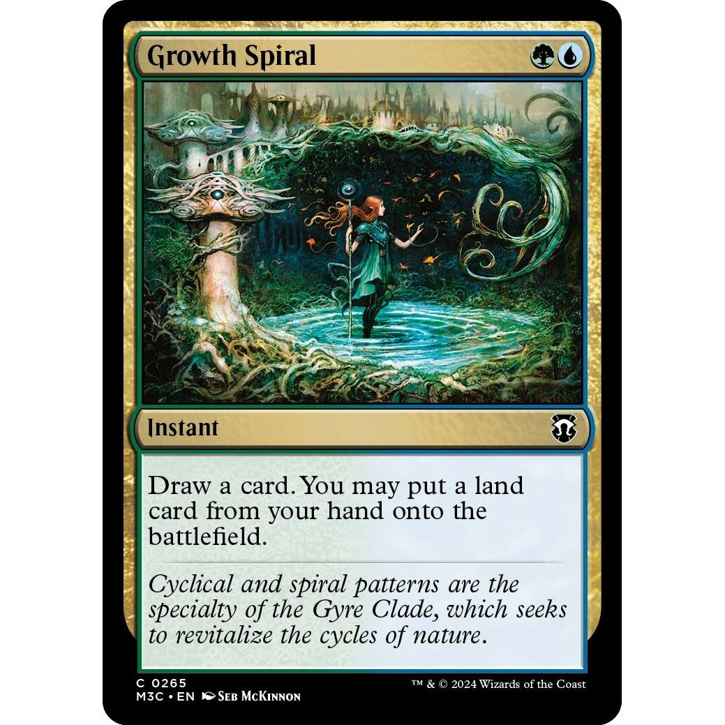 Image for Growth Spiral (Ripple Foil) (265) (M3C) - Magic: The Gathering
